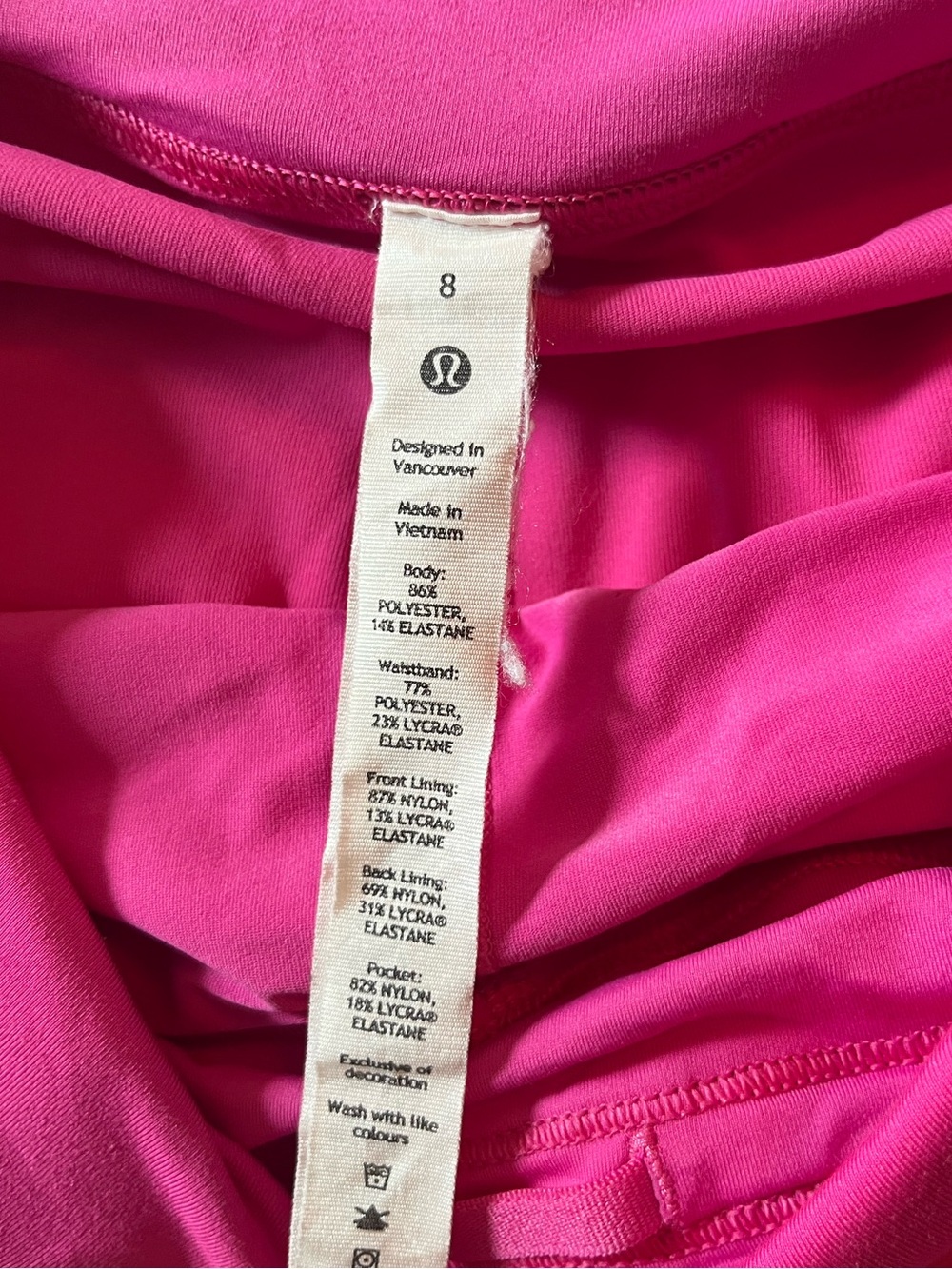 Lululemon Pace Rival Skirt Long Hot Pink - Picture 6 of 7